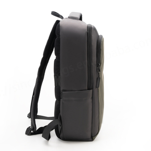 Custom Geometric Smart Laptop <b>Backpack</b> <b>Large</b> Capacity Multifunction Fashion <b>Black</b> Waterproof Polyester Physiological Curve Back - Product Image 3