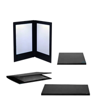 Support de menu lumineux LED style livre, panneau d'affichage pour restaurant, bar, boîte de nuit, couverture de menu éclairée