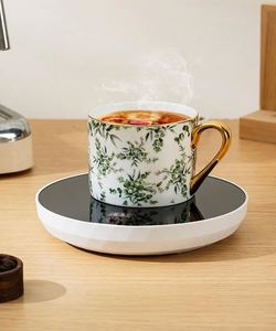 Usb Electric Mug Warmer Temperature Setting Milk <b>Tea</b> Water Thermostatic Heating Coaster Beverage Warmer Coffee Cup Heaters - Product Image 2