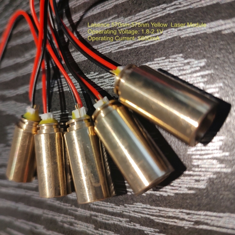 Module Laser Jaune 573nm 10mW JOLOOYO 573T-10 - Acier Inoxydable, Indicateur De Signal, Neuf