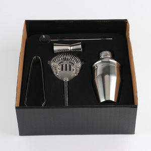 Juego de 5 piezas de acero inoxidable para coctelería, mezclador de cócteles, juego de herramientas de bar, regalo - Product Image 3