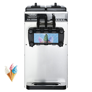 Petite machine à glaces verticale pour usage commercial, yaourt glacé, gelato, comptoir, acier inoxydable - Product Image 2