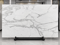 Dalles de marbre Calacatta Venato pour comptoirs de cuisine, meubles de salle de bain, escaliers, tables basses et panneaux muraux grand format