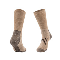 Medias polares térmicas de invierno de alta calidad calcetines de lana merino de alpaca de nieve de rizo extrafino para senderismo al aire libre
