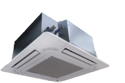 Unité de ventilation à cassette encastrée au plafond 4 voies FCU, unité intérieure de climatisation centrale encastrée pour le refroidissement et le chauffage - Product Image 2