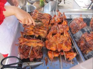 Parrilla de carbón de alta calidad para aves de corral, asador de pato, barbacoa, roca coreana, <span class=keywords><strong>horno</strong></span> de <span class=keywords><strong>pollo</strong></span> - Product Image 6