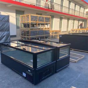 Congélateur de supermarché à vente chaude, réfrigérateur, <span class=keywords><strong>armoire</strong></span> réfrigérée, porte coulissante en verre, grande fenêtre, combinaison d'îlot de cuisine - Product Image 6