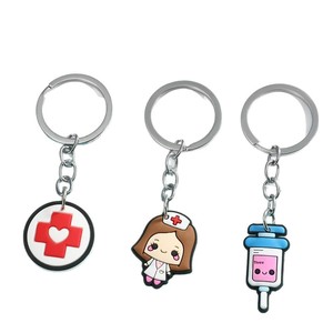 Porte-clés PVC en gros pour le personnel médical : cadeau de reconnaissance pour médecins et infirmières, idéal pour la Journée internationale des infirmières et les souvenirs de la Semaine hospitalière - Product Image 3
