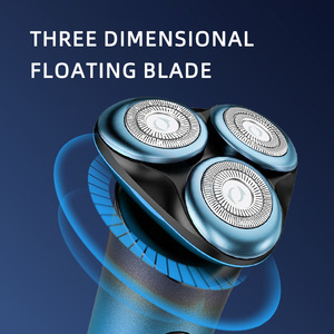 Máquina <span class=keywords><strong>de</strong></span> Afeitar Portátil Multifuncional 4 en 1, Resistente al Agua IPX6, Recargable, <span class=keywords><strong>Afeitadora</strong></span> Eléctrica Rotativa <span class=keywords><strong>de</strong></span> 3 Cabezales para Hombre - Product Image 4