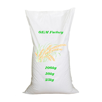 Bolsa Jumbo de Polipropileno PP Personalizada para Envasado de Granos, Maíz, Fertilizantes, Azúcar, Arroz y Harina, 25 kg, 50 kg, 100 kg