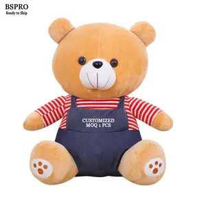 BSpro # CB001 맞춤형 곰 봉제 장난감 작은 MOQ 봉제 선물