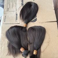 Cheveux humains vierges bruts 100% naturels, lisses et soyeux, cuticules alignées, sans perte, pour tresses