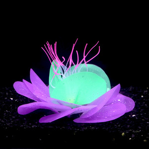 <span class=keywords><strong>Aquarium</strong></span> Landschapsarchitectuur Luxe <span class=keywords><strong>Aquarium</strong></span> Ornamenten Milieuvriendelijk Gloeiend Effect Ultra Stille Duurzame Siliconen Drijvende Simulatie - Product Image 6