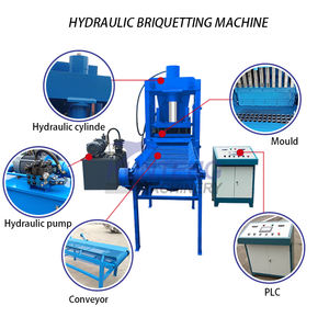 Nueva Máquina para Hacer Briquetas de Carbón Vegetal, Máquina Hidráulica para Briquetas de Biomasa, Máquina para Briquetas de Carbón Vegetal a partir de Hojas de Palma - Product Image 3