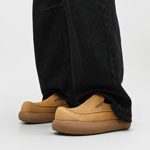 Nouvelle Collection 2026 – Mocassins Homme en Velours à Bout Rond et Semelle Épaisse, Chaussures Décontractées à Enfiler pour le Quotidien, Confortables et Tendance en Cuir - Product Image 2