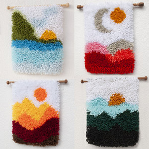 Charmkey costura artesanal decoración del hogar tapiz Diy Set arte pestillo gancho alfombra Kits para alfombra - Product Image 5