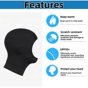 <span class=keywords><strong>Casco</strong></span> de <span class=keywords><strong>Buceo</strong></span> y Gorro de Natación JW-735 Suave de 3MM Impermeable - Equipo de <span class=keywords><strong>Buceo</strong></span> Térmico para Invierno - Product Image 6