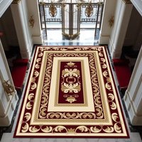Tapis géométriques de luxe en polyester, fabriqués à la machine, pour salon et chambre à coucher, décoration intérieure - Écologiques et personnalisables