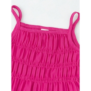 Completo Vacanza al Mare: Top Plissettato Testurizzato e <span class=keywords><strong>Pantaloni</strong></span> Larghi Drappeggiati, Set 2 Pezzi per Ragazze, Abbigliamento Bambini all'Ingrosso - Product Image 4