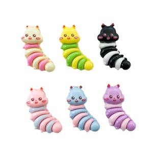 Nouveaux modèles personnalisés colorés pas cher abordable Animal dessin animé mignon bricolage petit insecte résine breloques pour chaussures et étui de téléphone - Product Image 3