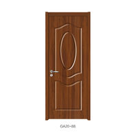 Porte en panneau PVC MDF en bois, vente chaude en gros pour l'Afrique, l'Inde et le Moyen-Orient