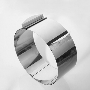 Moule <span class=keywords><strong>à</strong></span> gâteau rond rétractable en acier inoxydable, outil de cuisson <span class=keywords><strong>réglable</strong></span> et rétractable de 6 <span class=keywords><strong>à</strong></span> 12 pouces - Product Image 4