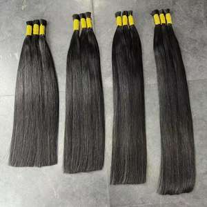 Capelli Vergini Remy Grezzi Pephair all'Ingrosso, Estensioni di Capelli Umani Non Trattati per Intrecciare - Product Image 1