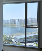 Ventana Panorámica Combinada BOCHARM - Ventana Grande Fija y Abatible Integrada de Aluminio para una Zona de Estar con Vistas Panorámicas