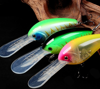 Vente en gros de leurres de pêche à la traîne de 125 mm 35 g, leurres de pêche à la traîne à long bec, leurres artificiels durs pour la pêche en mer, appâts pour la pêche au bar