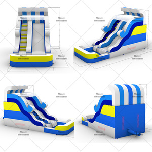 Tobogán Inflable Personalizado por el Fabricante con Piscina para Parques de Diversiones, Jardines y Fiestas - Product Image 6