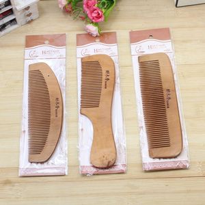 หวีไม้ด้ามยาวดีไซน์โค้งทำมือดูแลเส้นผมร้านเสริมสวยของขวัญรูปตัวยู - Product Image 2