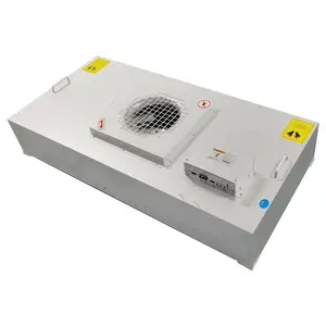 Venta caliente unidades de filtro de ventilador FFU con filtro HEPA H14 para sala limpia Modular laboratorio sala limpia sin polvo