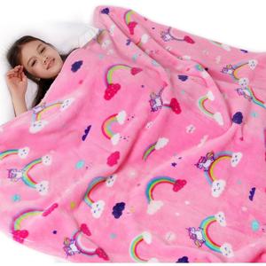Manta de Franela con Diseño de Unicornio, Ligera y Resistente a la Decoloración, para Cama, Sofá o Sillón, con Estampado Personalizado - Product Image 2