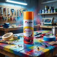 Peinture acrylique en aérosol, revêtement liquide pour peinture automobile, murs, métal et surfaces multiples