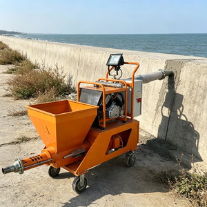 Machine à projeter le mortier pour le plâtrage du ciment et les travaux d'étanchéité des piscines - Product Image 3