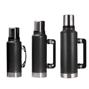 <b>1L</b> 1.4L 1.9L Insulated <b>Water</b> <b>Bottle</b> Stainless Steel Vacuum Flask Double Wall Thermal Travel Mug with Handle - Product Image 1