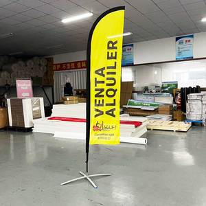 Venta Directa <span class=keywords><strong>de</strong></span> Fábrica, Banderas <span class=keywords><strong>de</strong></span> Plumas Personalizadas para Publicidad Exterior, Grandes Banderas <span class=keywords><strong>de</strong></span> <span class=keywords><strong>Marketing</strong></span> con Base, Asta y Bandera - Product Image 6