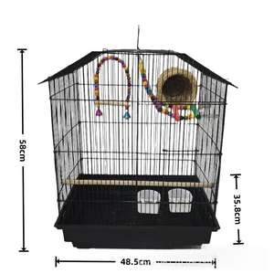 Küçük Papağan Kafesi Papağanlar İçin Kompakt Tasarım Kolay Temizlenebilir Dayanıklı Metal İç Mekan Kullanımı Papağan Kafesi Küçük Kuş Kafesi - Product Image 5