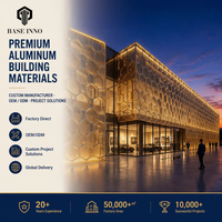 Panneaux de façade en aluminium perforé sur mesure pour hôtels modernes, revêtement mural métallique OEM Inno 2026