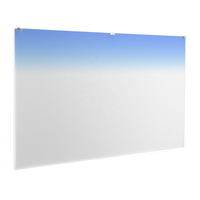 Panneau lumineux LED blanc RGB pour aquarium avec contrôleur, indice de protection IP54, dimmable, 60x36CM