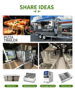 OEM Hamburger Mobile Coffee <b>Cart</b> Food Caravan Food Truck Fast OEM Food Trailer with Full <b>Kitchen</b> - Product Image 5