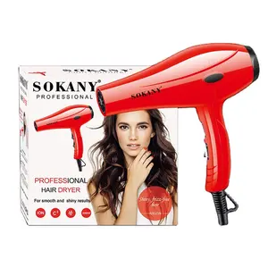 Sokany Super Quality 2200w Hair Dryer Holder Power Cord Rotating Hair Dryer Professional Hair Dryer