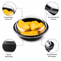 Contenitore Trasparente in PET Personalizzato per Alimenti, Ecologico, con Sfiato, per Imballaggio Frutta, Uva, Verdura, Frutti di Mare, Esportazione Personalizzata