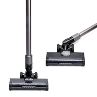 Brosse à rouleau électrique motorisée en plastique avec grande buse rotative, pièces pour aspirateur V7-V11, tête de brosse pour sols et tapis avec lumière LED
