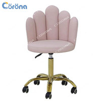 Chaises de Salon de Manucure Modernes et Confortables pour Clients avec Roulettes