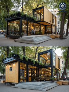 Maisons préfabriquées en conteneurs maritimes de luxe au design moderne, <span class=keywords><strong>prix</strong></span> d'usine en Chine - Product Image 2