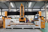 Machines à pierre CNC Machine de découpe de quartz et Machine à polir les bords Coupe-marbre Scie à pont CNC 5 axes pour granit