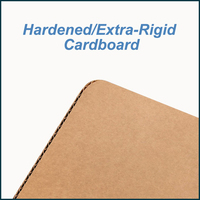 Carton d'avion carré personnalisé Boîte de courrier en papier ondulé extra dur avec avantage UV Vente en gros pour la livraison et l'emballage