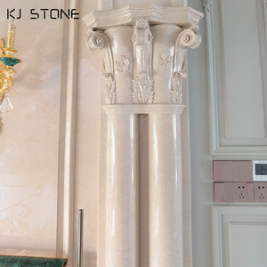 Tùy Chỉnh Châu Âu Tay Khắc Bức Tượng Mô Hình Trang Trí Đá Cẩm Thạch Tự Nhiên Cột La Mã - Product Image 4