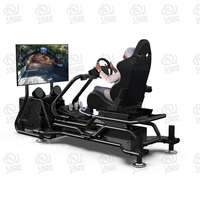 Simulateur de course à 4 actionneurs le plus populaire à vendre | Machine de jeu de voiture de course VR intérieure | Machine de jeu de simulation de course à vendre